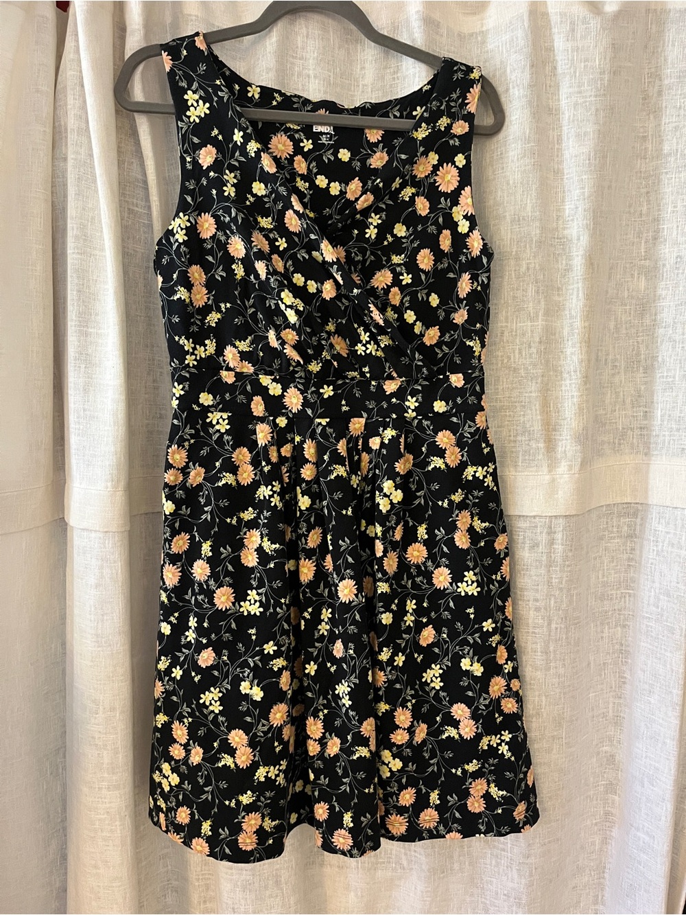 Lands End Cotton Modal Fit & Flare dress - Picture 2 of 6